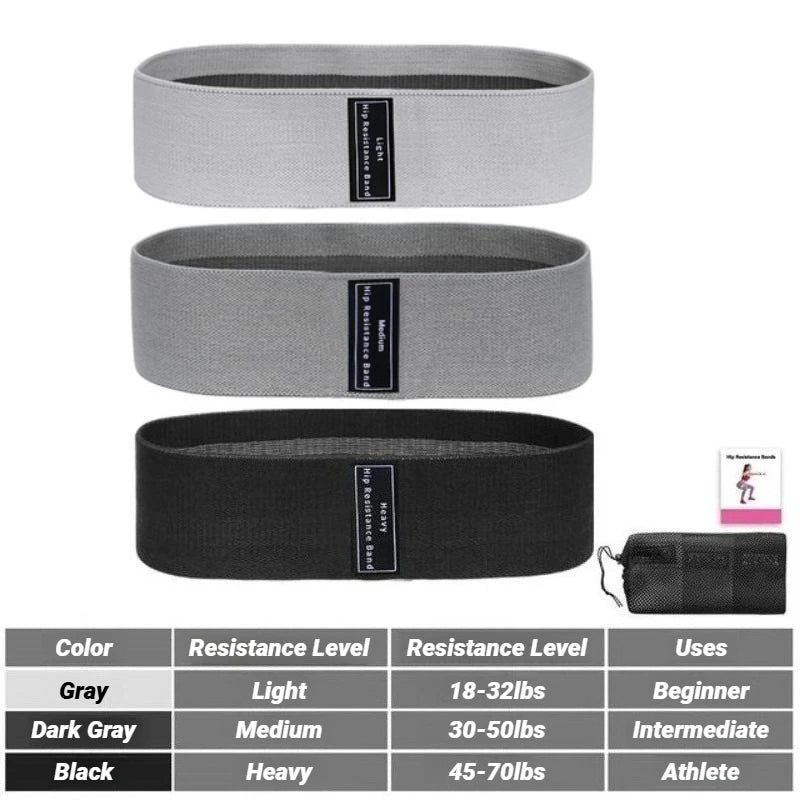 Hip Booty Bands Glute Thigh Elastic