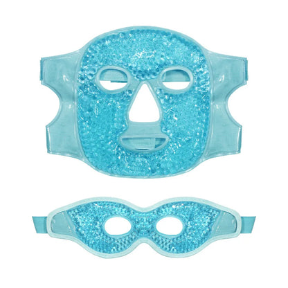 Face Cooling Mask Gel Eye Mask Ice Pack Cooling PVC Hot Cold Therapy Skin Care Tool Gel Face Mask Skin Firming Spa Sleep Mask