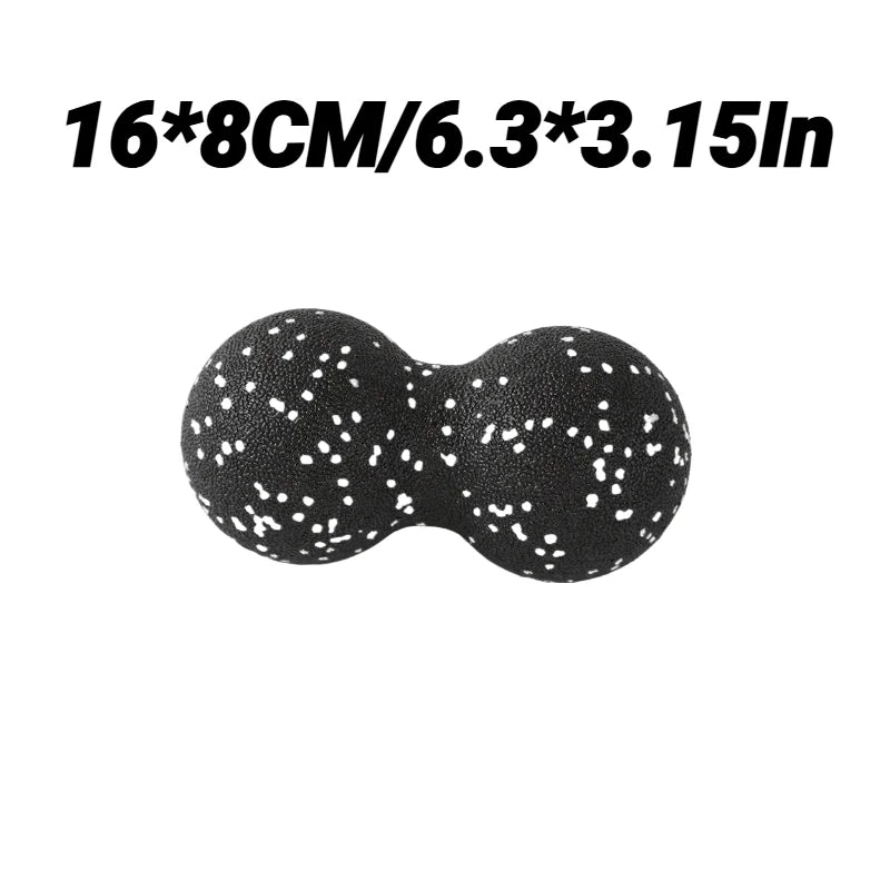 Yoga Peanut Massage Ball Set High Density Foam Roller Myofascial Release Lacrosse Ball Muscle Relaxation Fitness Pain Relief