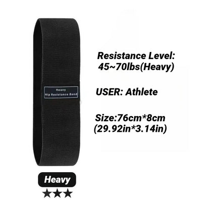 Fabric Resistance Hip Booty Bands Glute Thigh Elastic Workout Squat Circle Stretch Fitness Strips Loops Yoga Gym Equipment